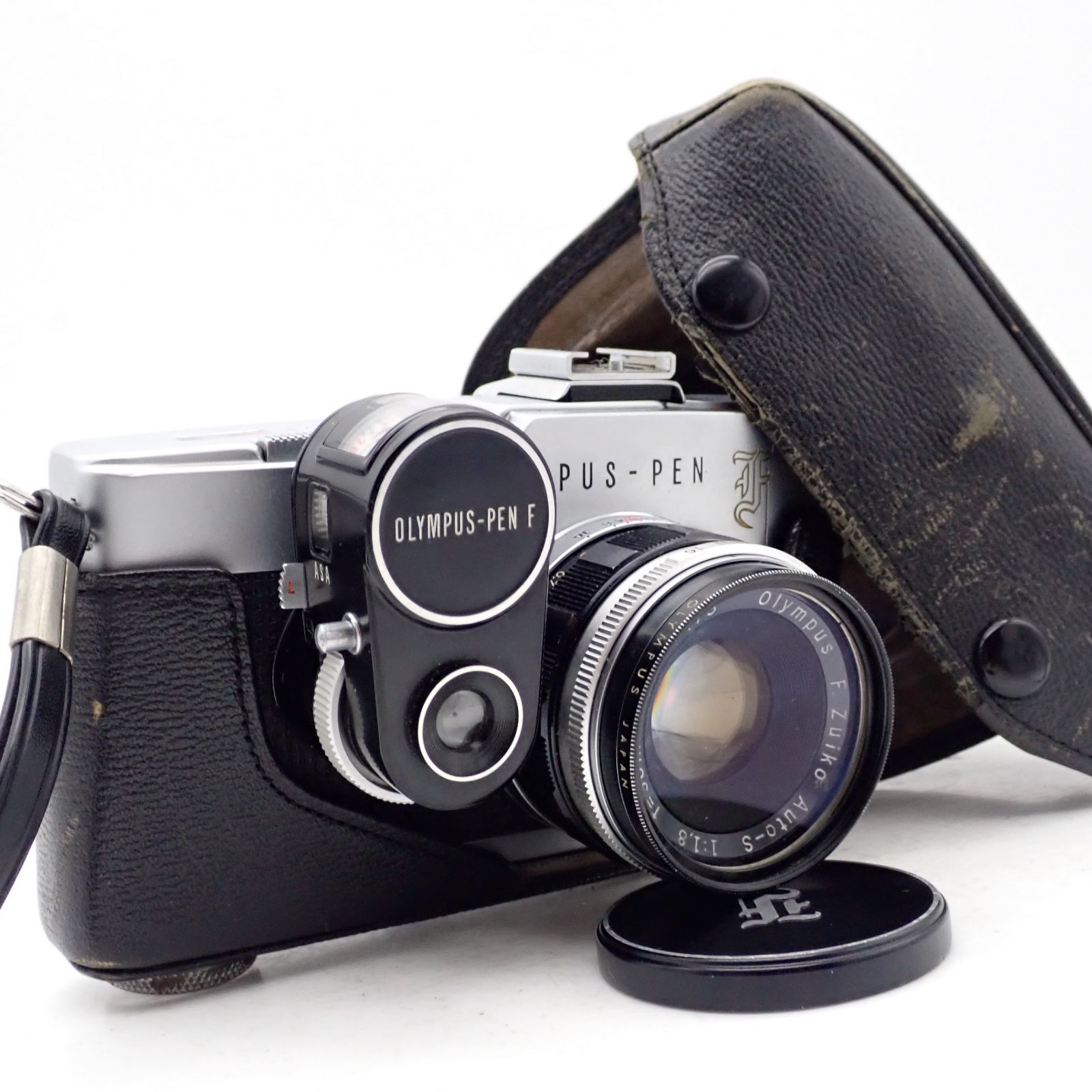 美品 OLYMPUS Pen F 一眼レフフィルムカメラ ハーフフレイム 189420 外