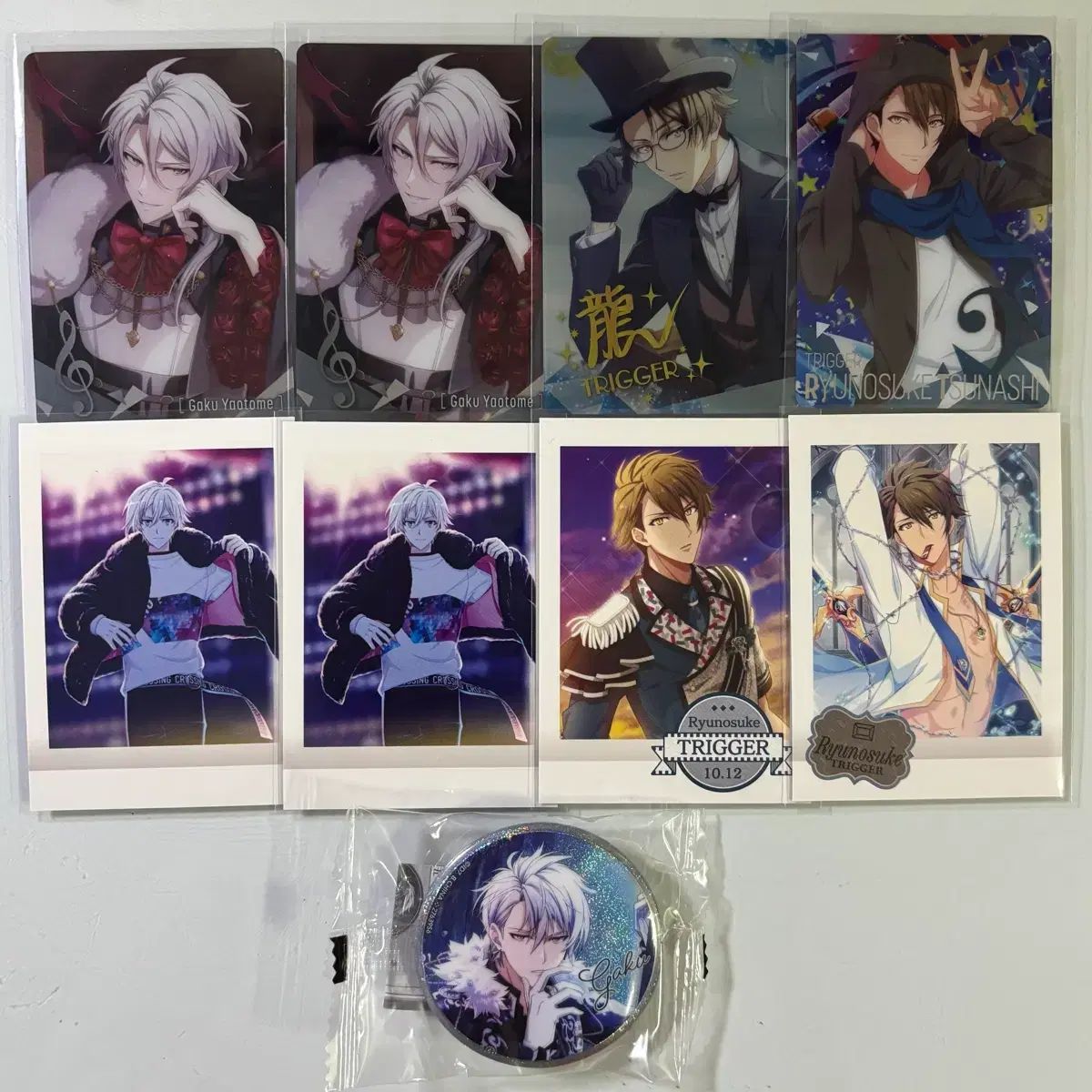 まとめ) アイナナ Trigger 楽 テン 龍之介 メタルカード パシャ 缶