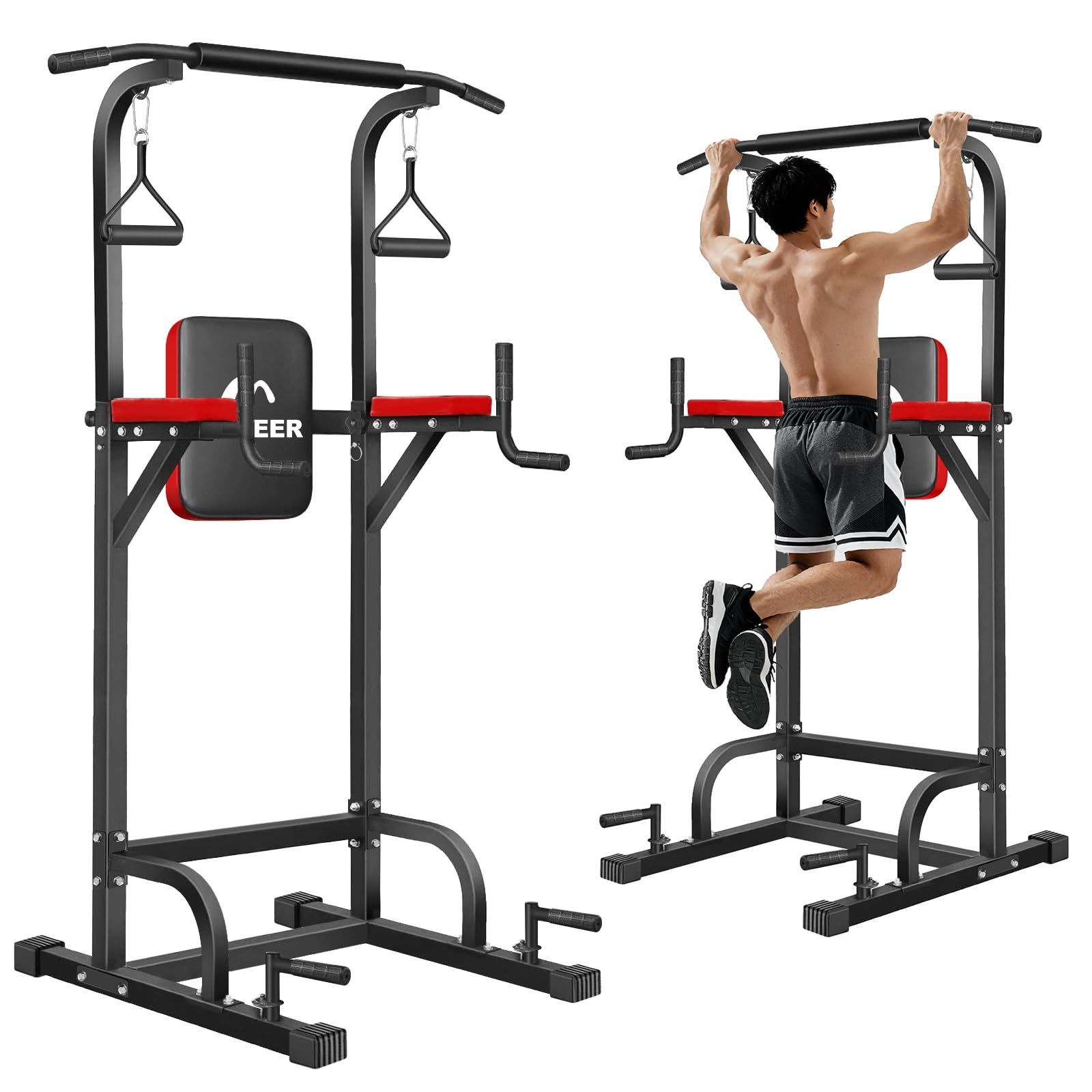 ◇MOJEER 懸垂マシン ぶらさがり 健康器 【 耐荷重180kg 高さ11段