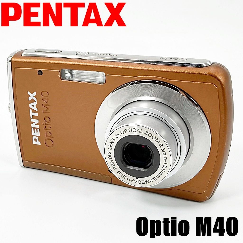 ペンタックス PENTAX Optio M40 ブラウン コンデジ カメラ 中古 - メルカリ