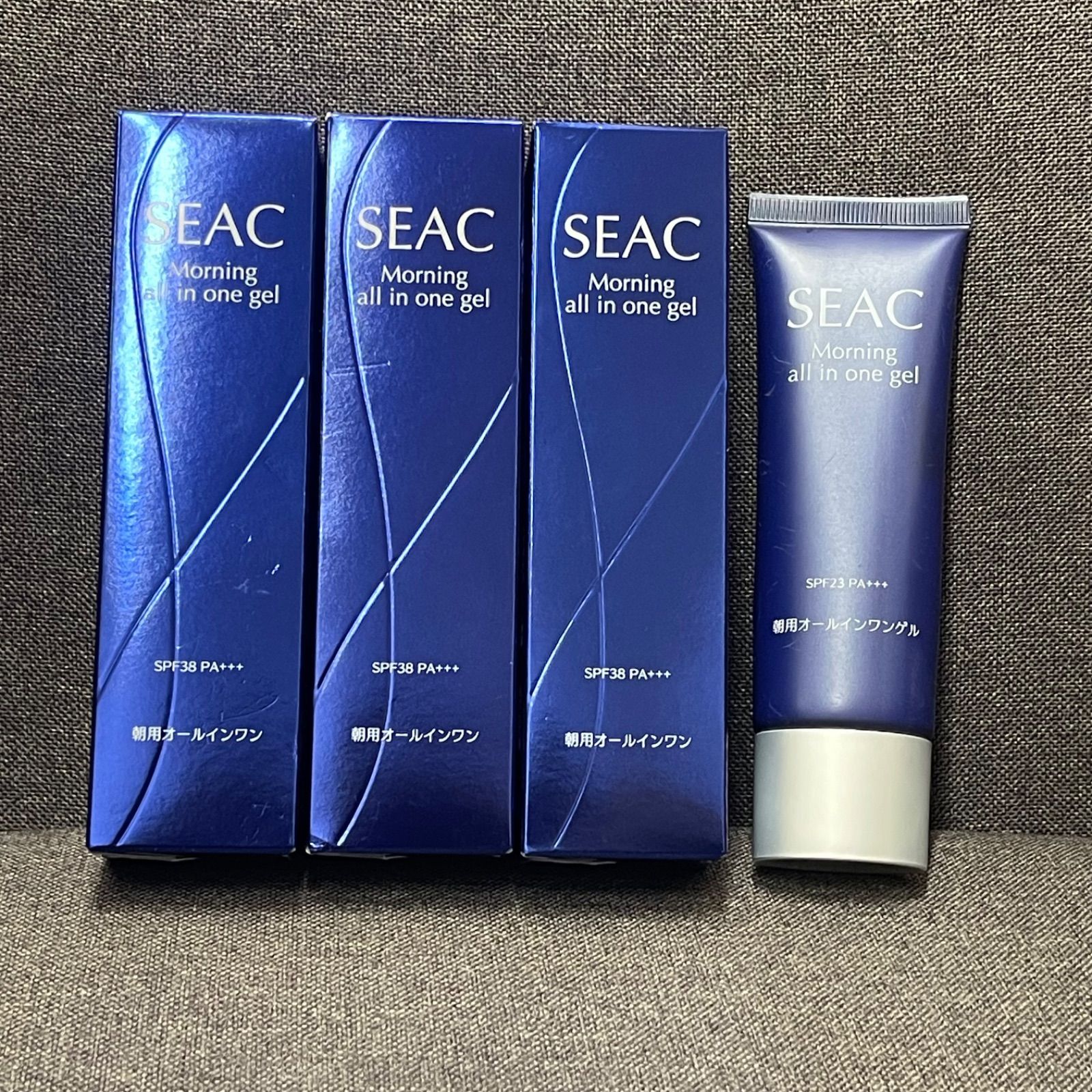 NPA】未開封品 SEAC シーク 朝用オールインワンゲルクリーム 50g 3箱 +