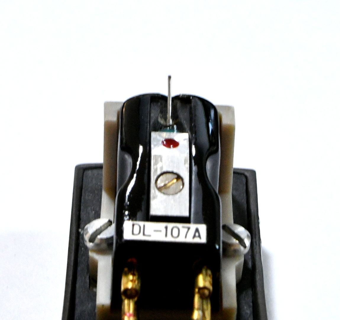 Denon DL-107A MMカートリッジ PCL-5ヘッドシェル付き 音出し良好