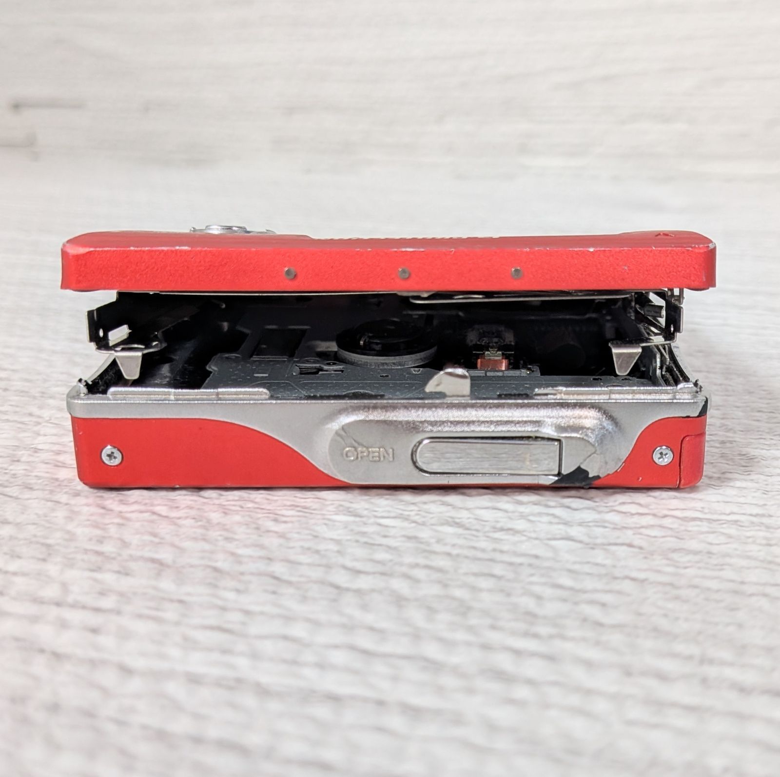 SONY ソニー MZ-R909 MDプレイヤー ジャンク品 レッド 通電確認済 本体