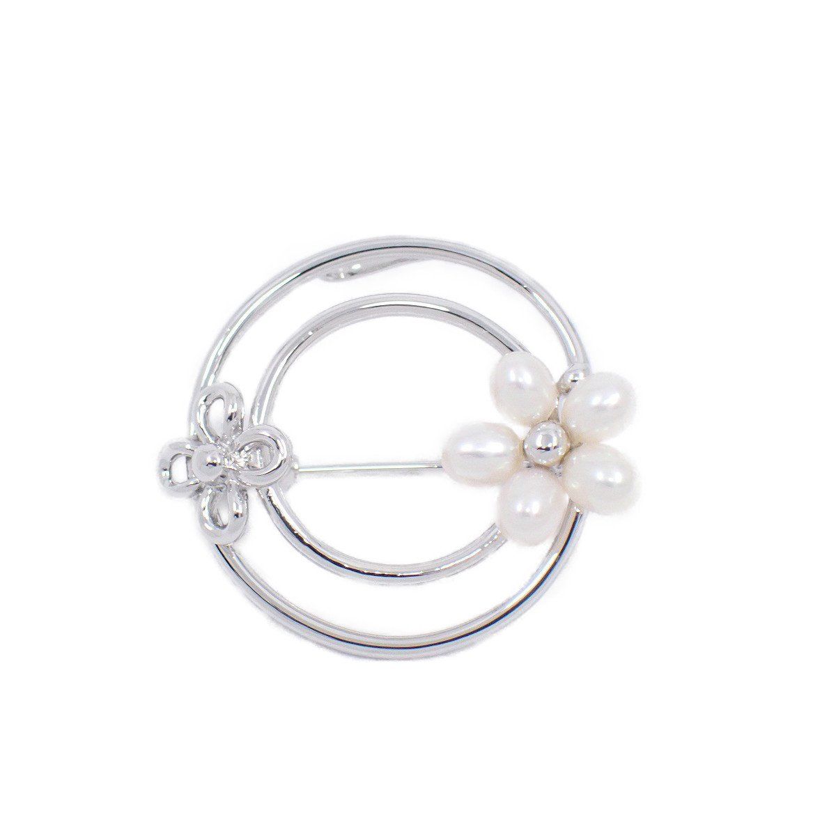 TASAKI タサキ 田崎真珠 フラワーモチーフ 2WAY ブローチ ペンダント