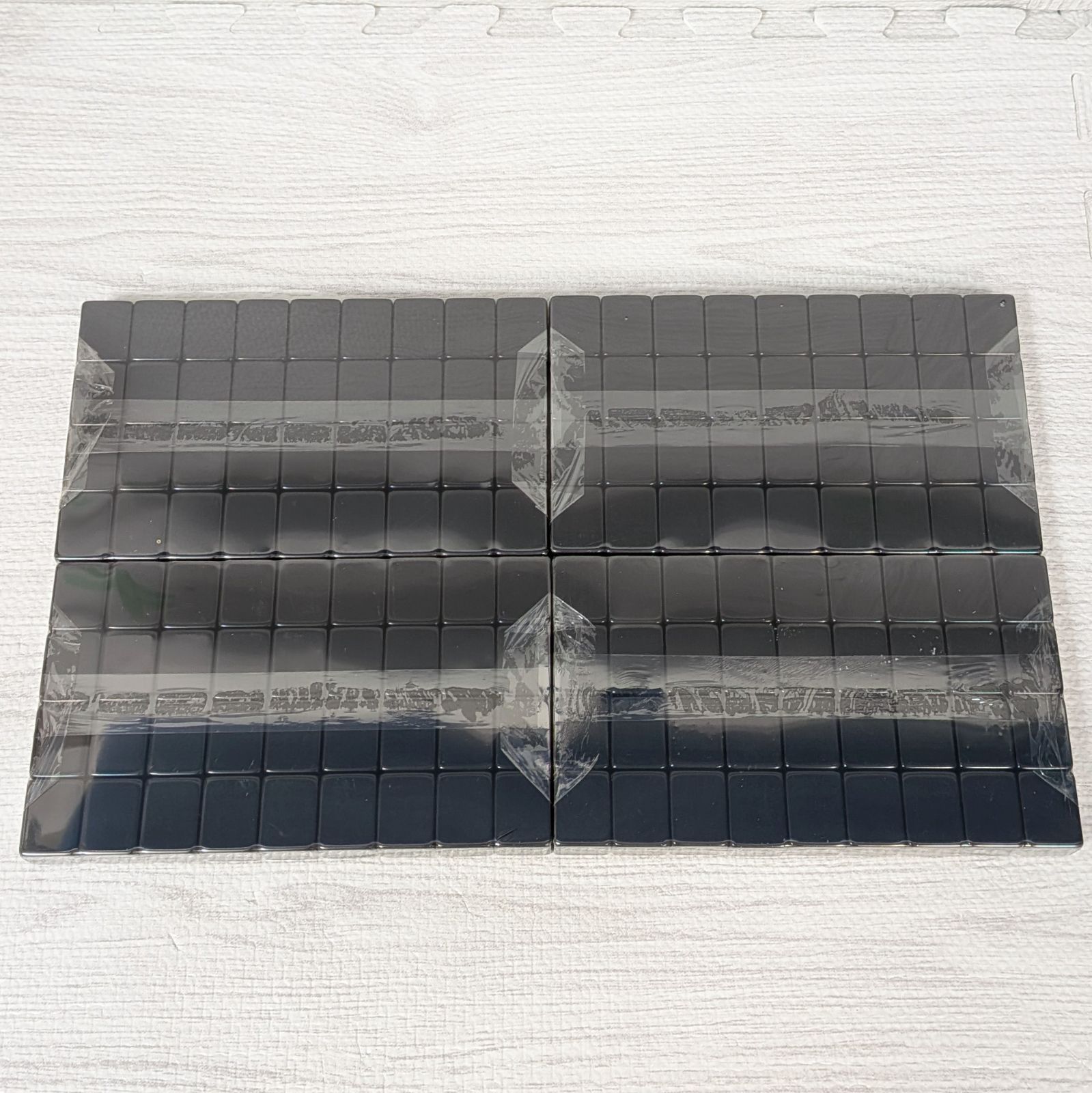 大洋化学 アモス AMOS 麻雀牌 般若 配牌未使用 背黒 オールブラック