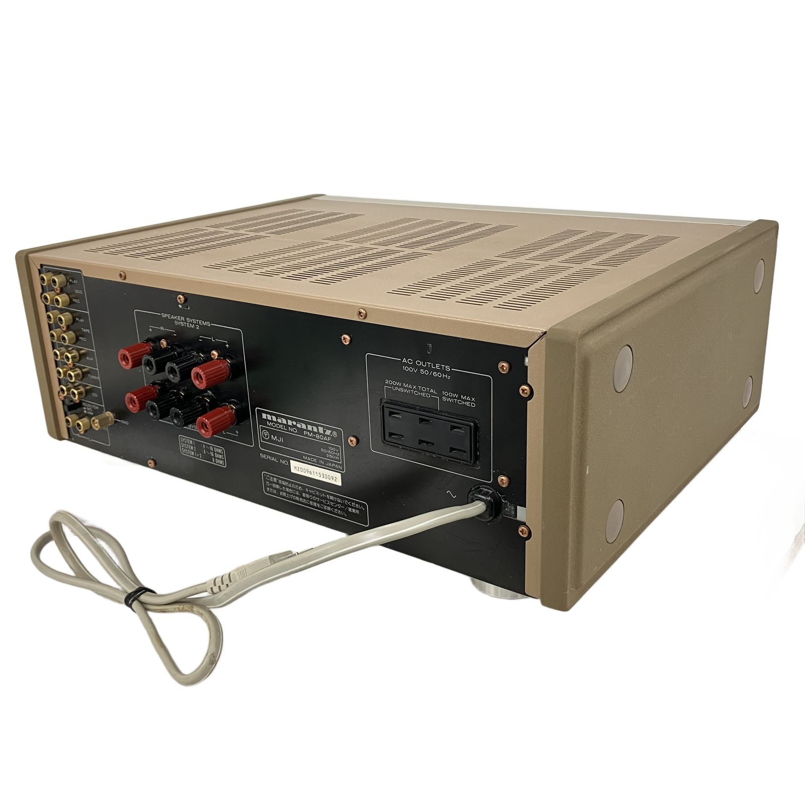 Marantz PM-80AF プリメインアンプ 音響機材 中古 Y10961614 - メルカリ