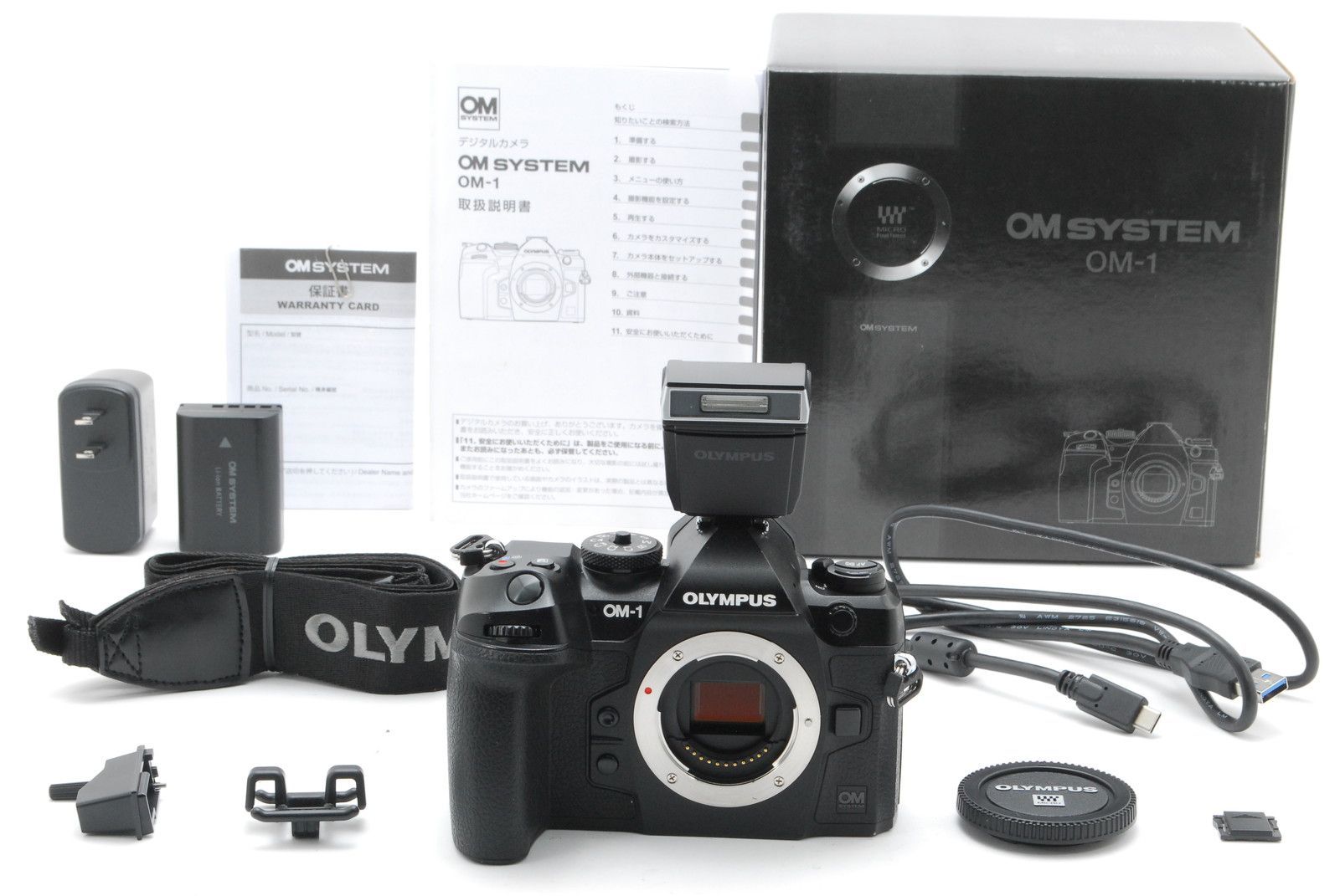 美品 保障付 動作確認済】6647 Shot Olympus オリンパス OM-1 20.4MP