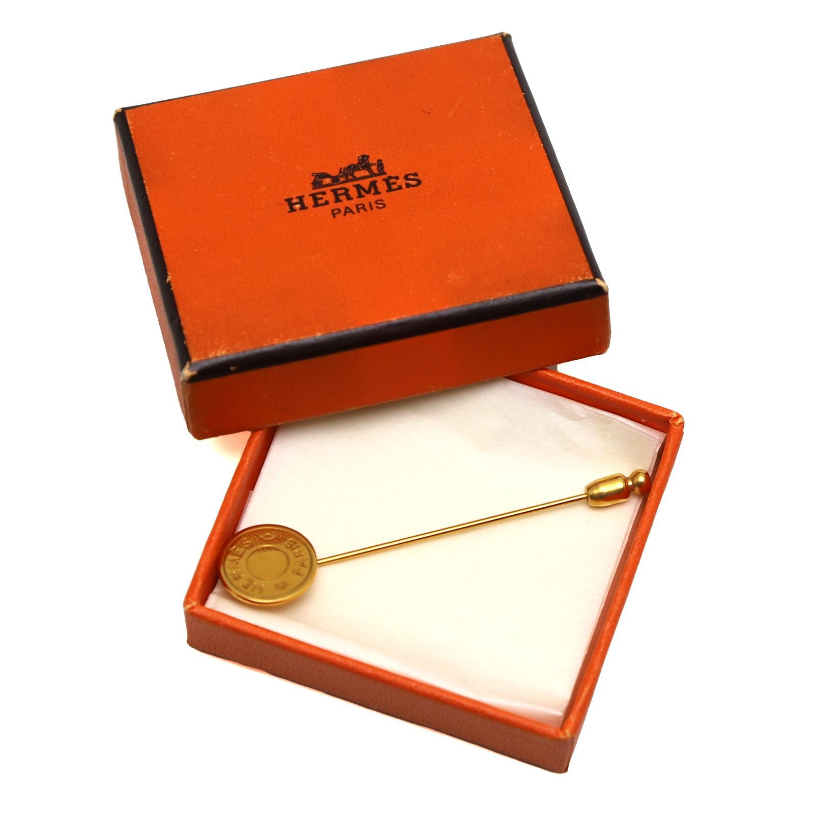 エルメス セリエ ピンブローチ ゴールド GP - メルカリ