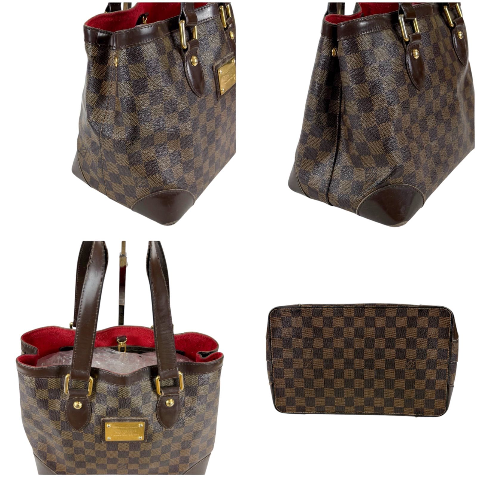 LOUISVUITTON ルイヴィトン ダミエレザー エベヌ ハムステッドPM