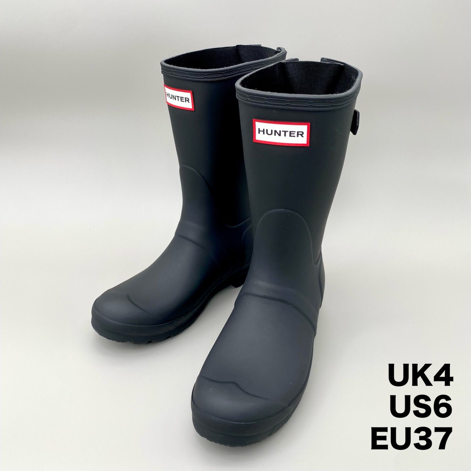 ハンター オリジナル ショート バック アジャスタブル レインブーツ