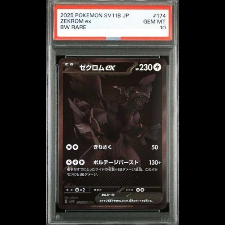 PSA10】ゼクロムex BWR 174/086 1枚 - メルカリ