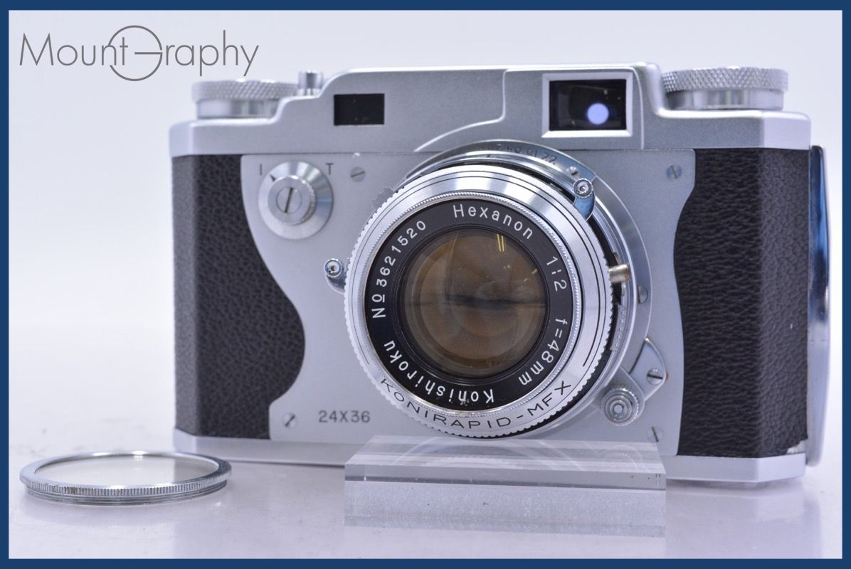 動作保証】 コニカ KONICA Konica II A 48mm F2 レンズフィルター付 同