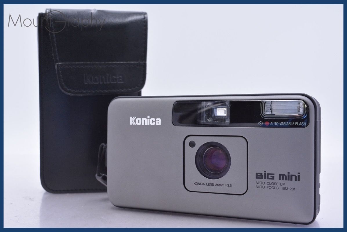 コニカ Konica Big mini BM-201 35mm F3.5 ケース付属 同梱無料