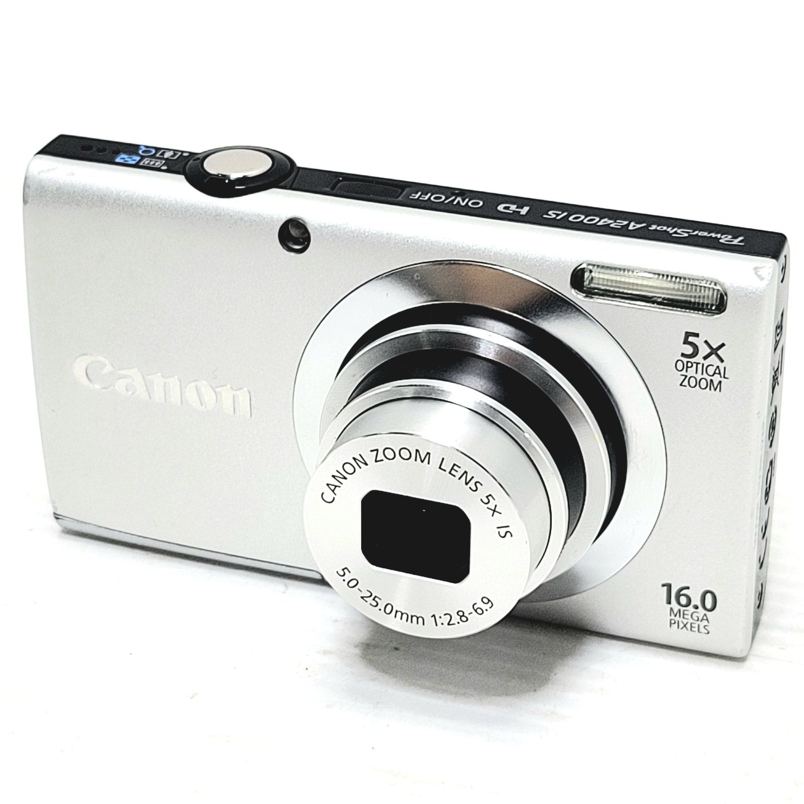 現状品】Canon PowerShot A2400 IS シルバー - メルカリ