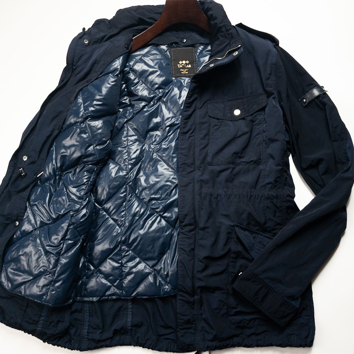 極美品】タトラス M-65 3WAY ミリタリージャケット ネイビー XLサイズ