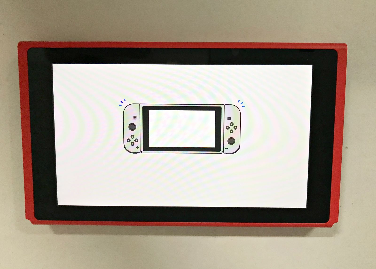 25.【中古/動確済】Nintendo Switch 本体 マリオレッド×ブルー セット