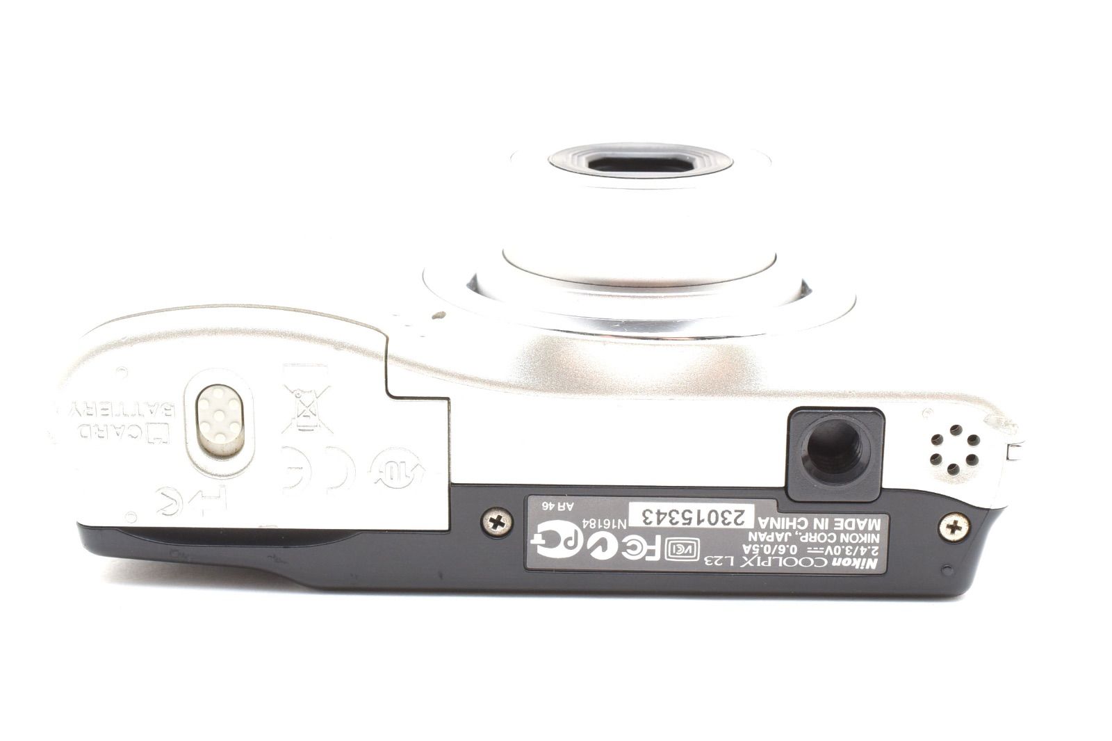 ニコン Nikon COOLPIX L23 シルバー SDカード付き - メルカリ