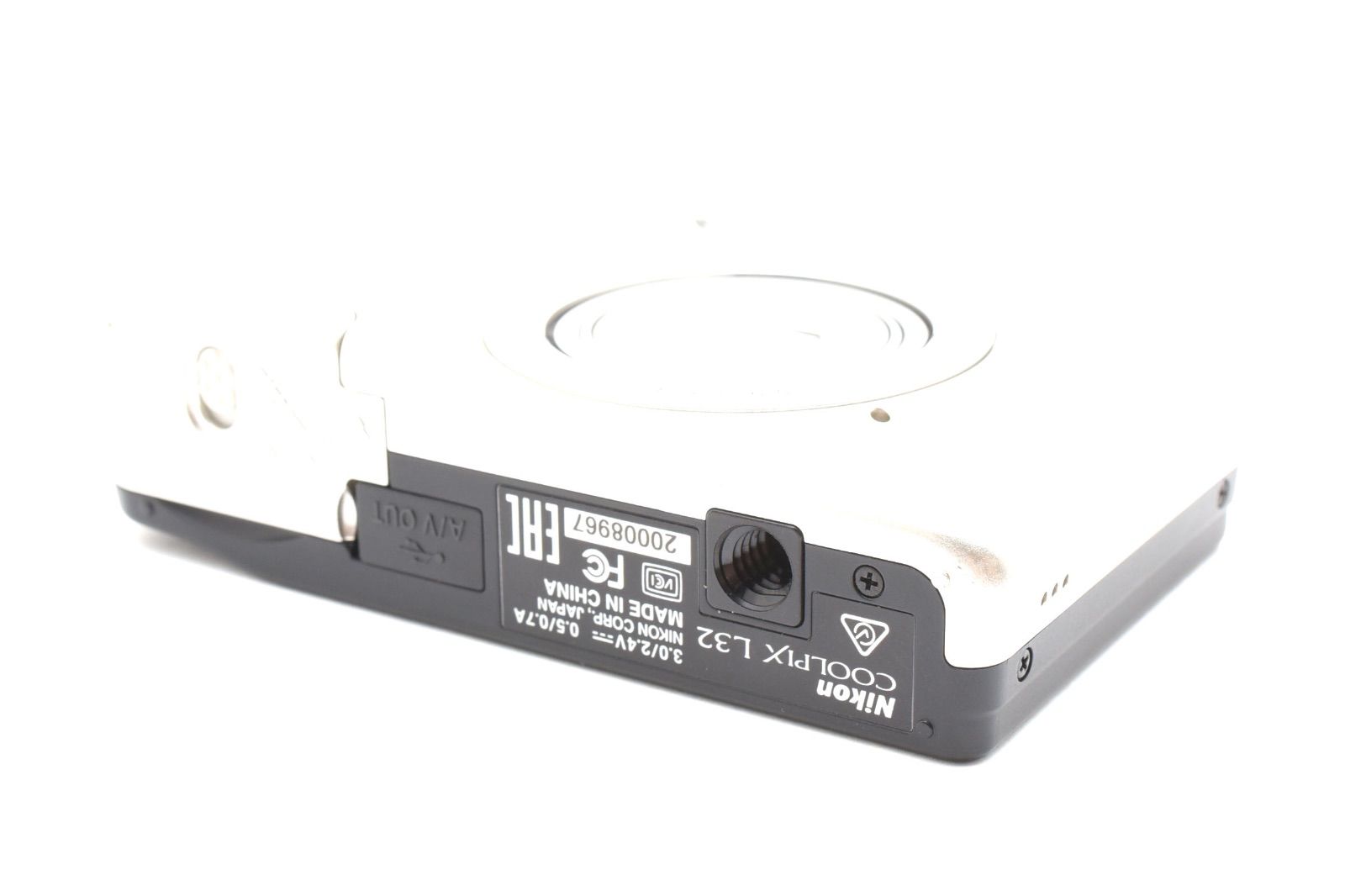 ニコン Nikon COOLPIX L32 シルバー SDカード付き - メルカリ