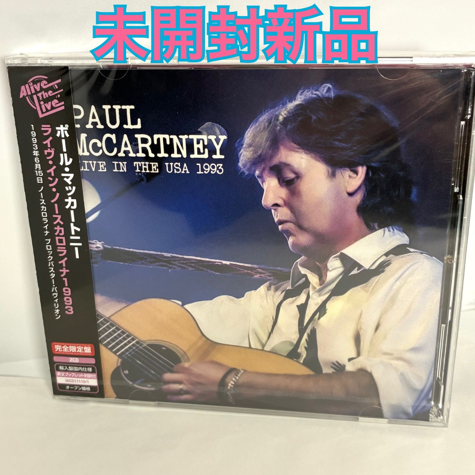 未開封新品 ポールマッカートニー Live In The USA 1993 ライヴ・イン
