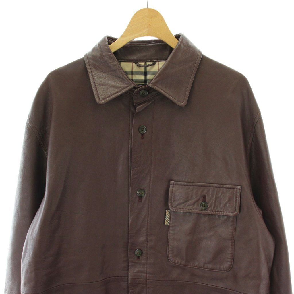 バーバリー ロンドン BURBERRY LONDON レザージャケット ラムレザー