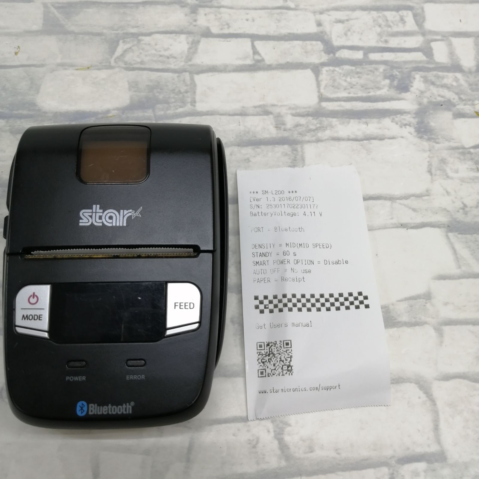 動作品】STAR サーマルプリンター sm-l200 M1868-2200 - メルカリ