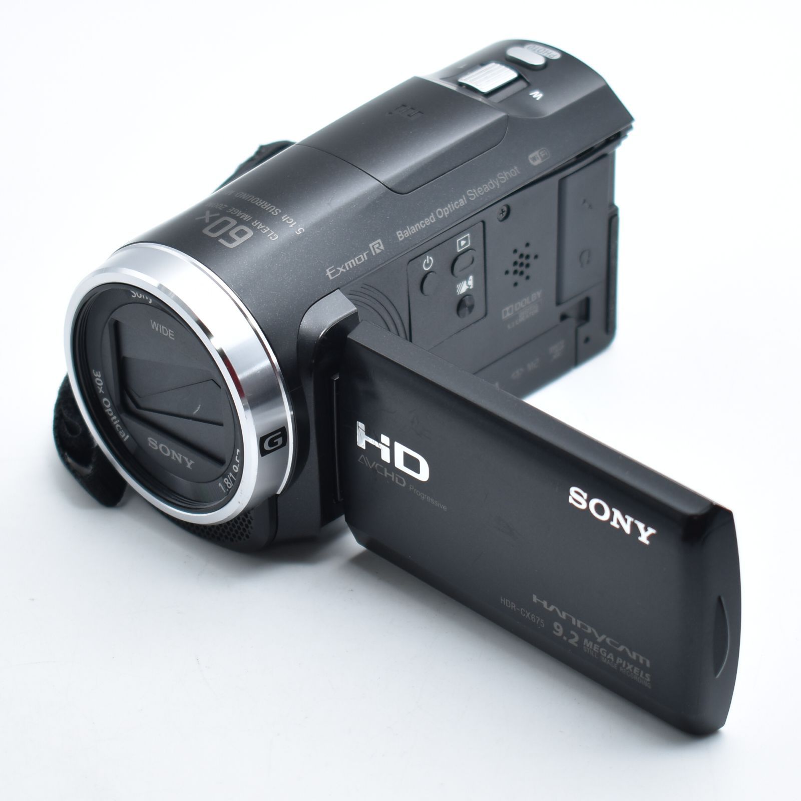 B#11417 SONY ビデオカメラHDR-CX675 32GB 光学30倍 ブラック Handycam