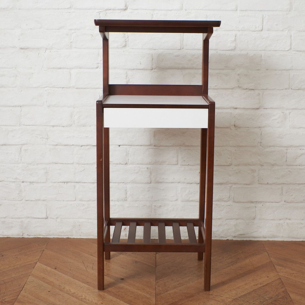 karimoku 60 年代 電話台 サイドテーブル 当時物 オールドカリモク