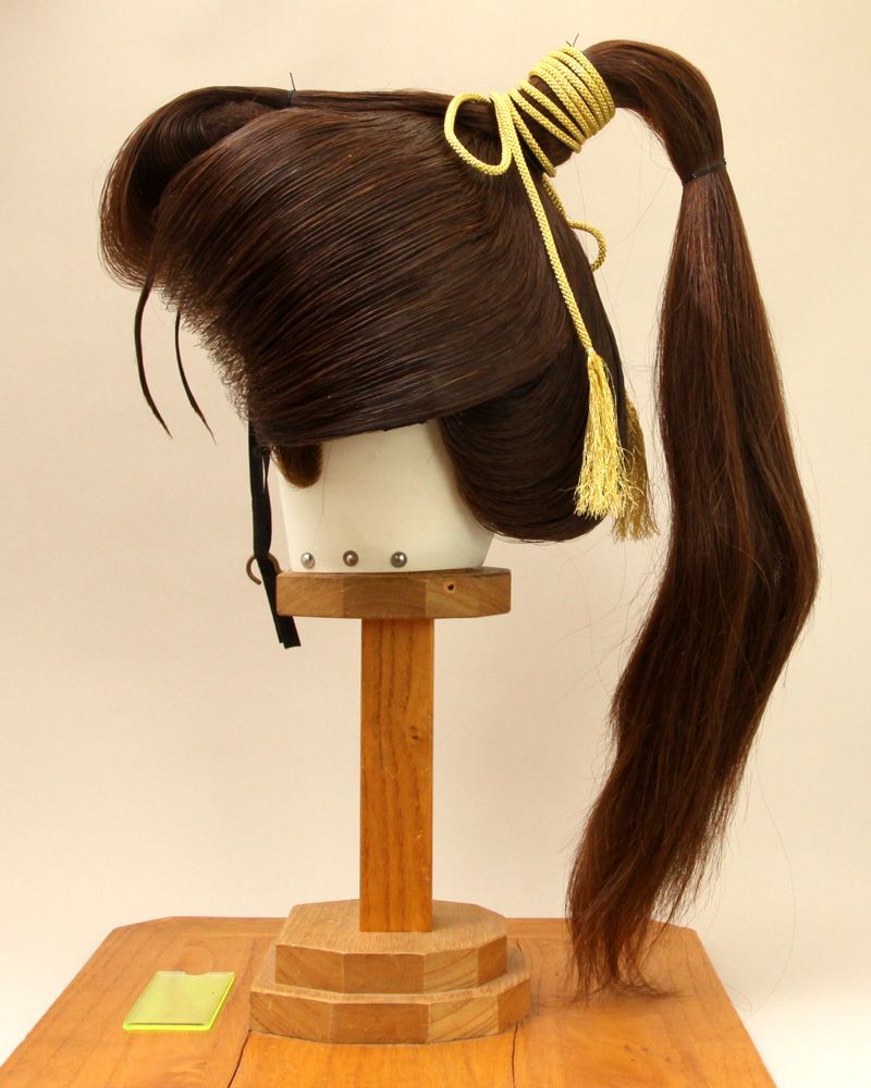 大衆演劇かつら、舞台・舞踊かつら、一本しばり ポニーテール - メルカリ