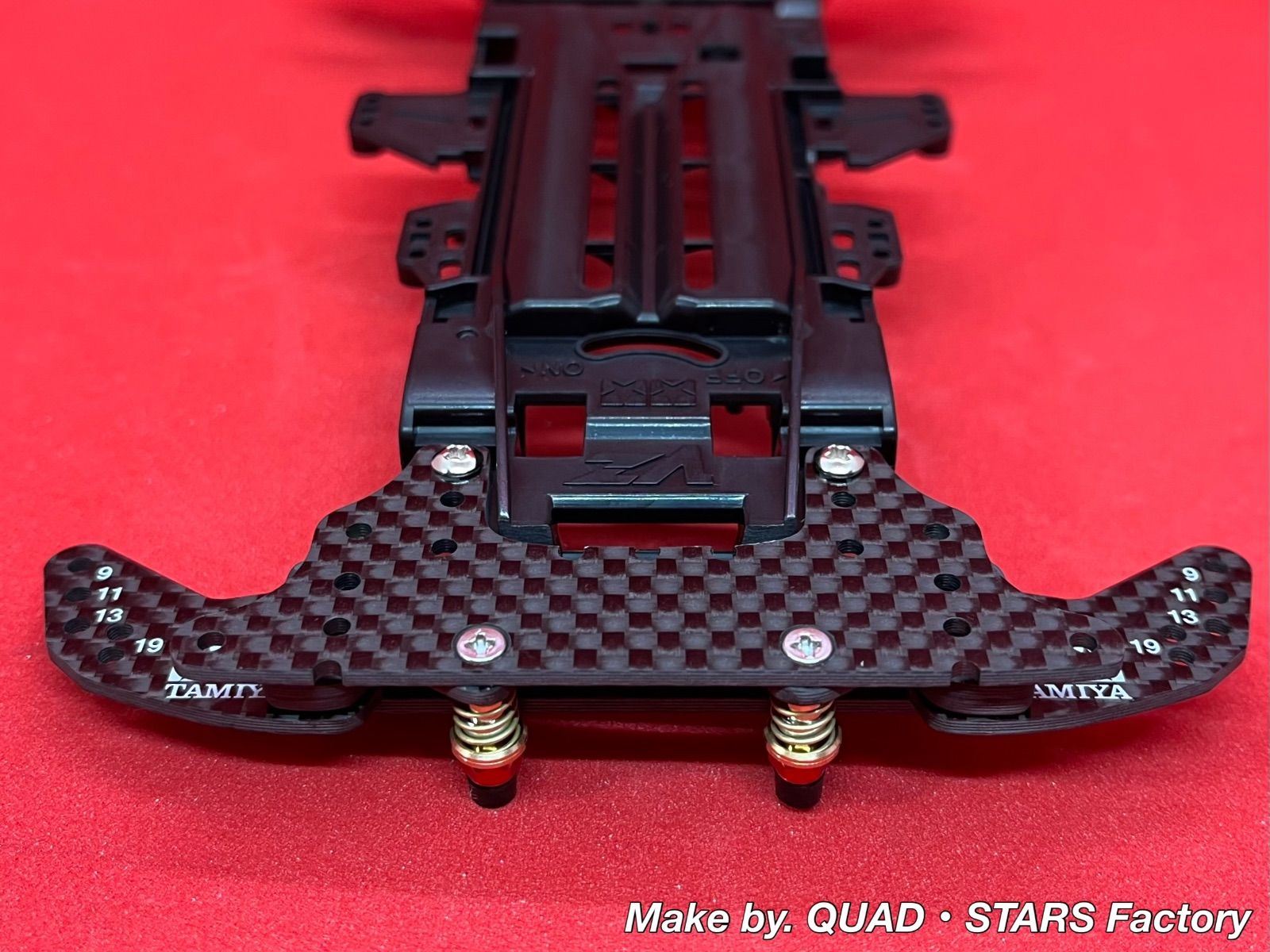 ミニ四駆・VZシャーシ用】2軸ATピボットバンパー J-CUP2022／フル