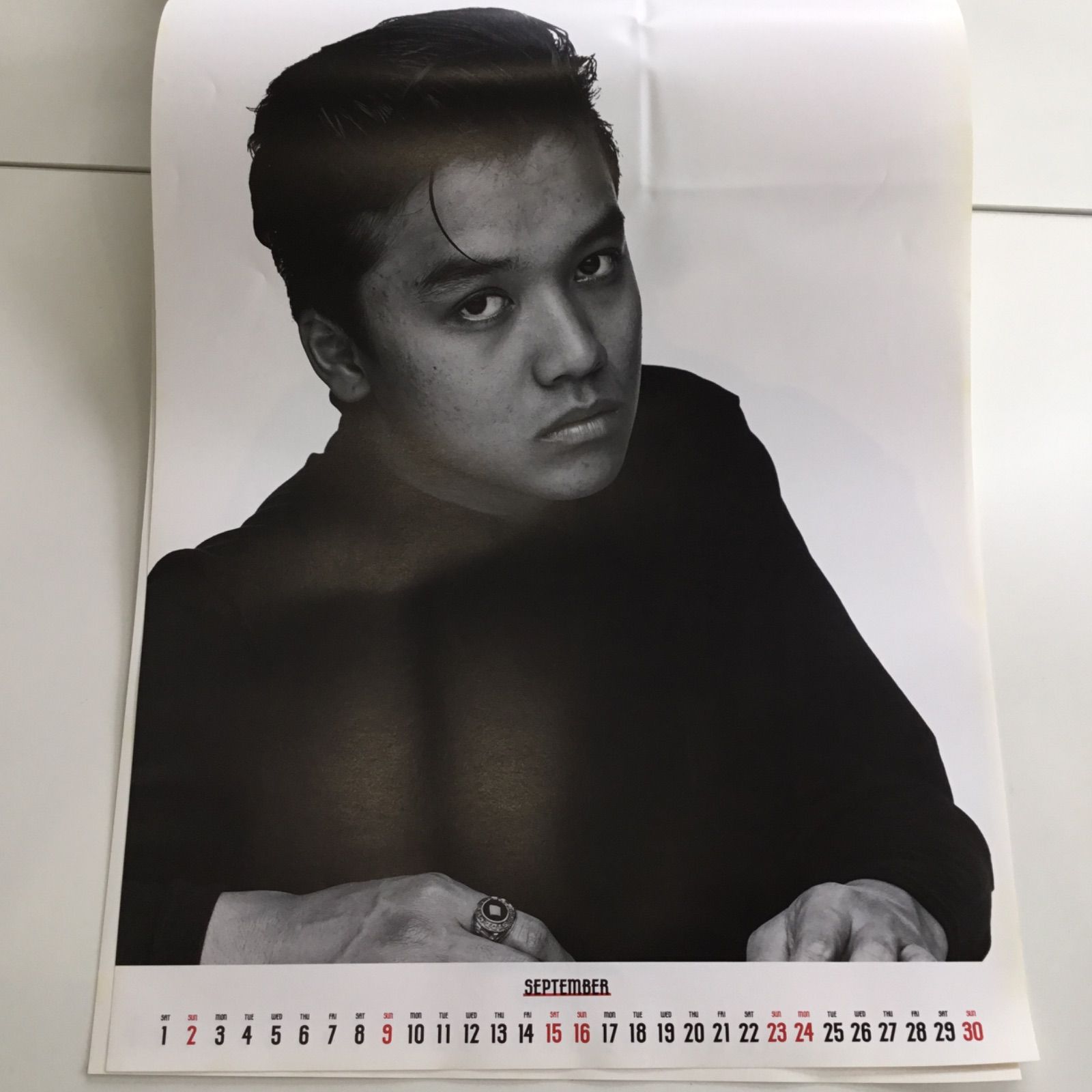 男闘呼組 入手困難グッズ○1990年版カレンダー バックナンバー 男闘呼