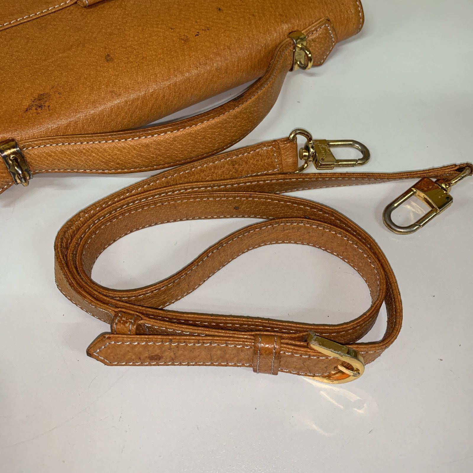 53 courreges クレージュ 2way ショルダーバッグ レザー - メルカリ