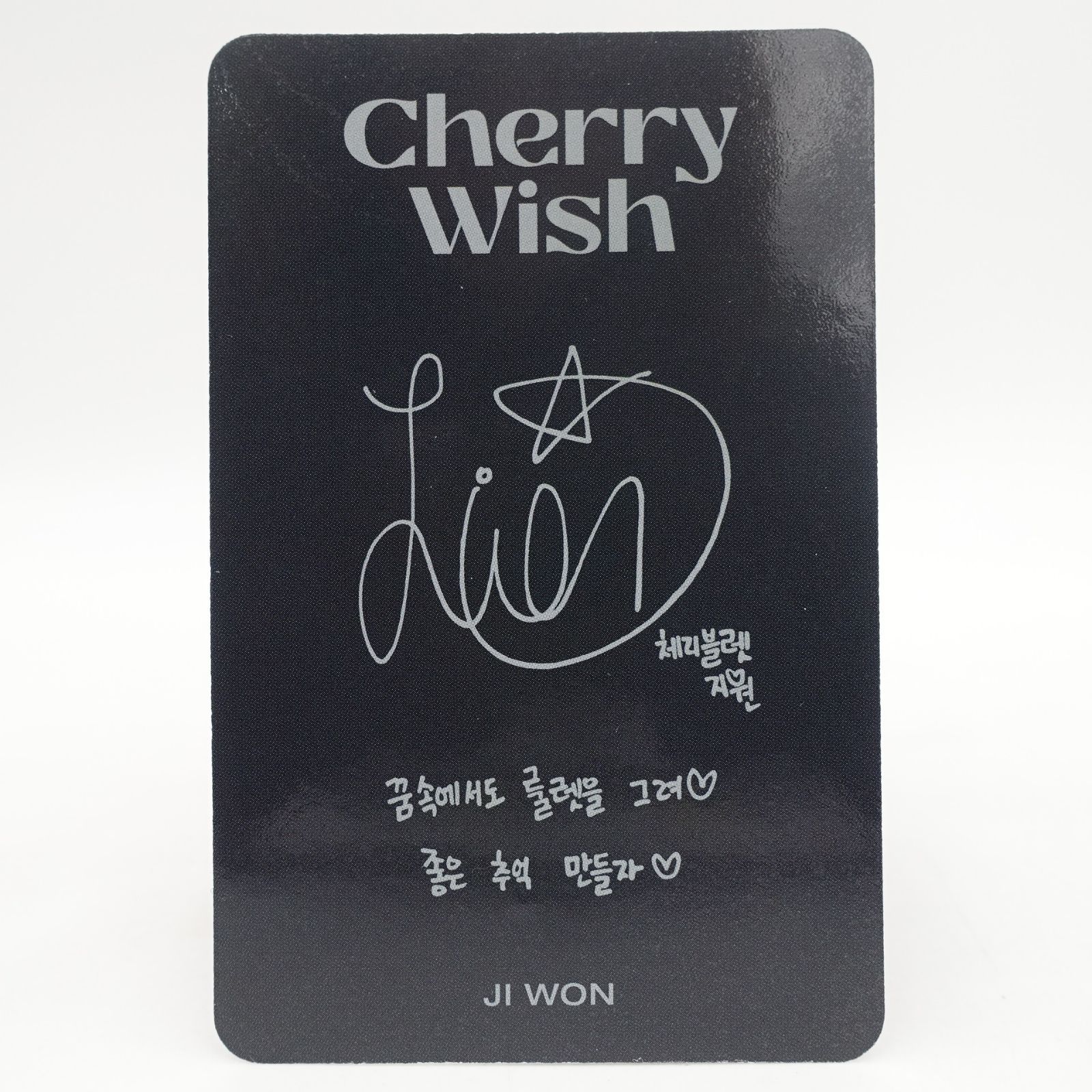 Cherry bullet ジウォン cherry wish トレカ フォト カード Ji Won