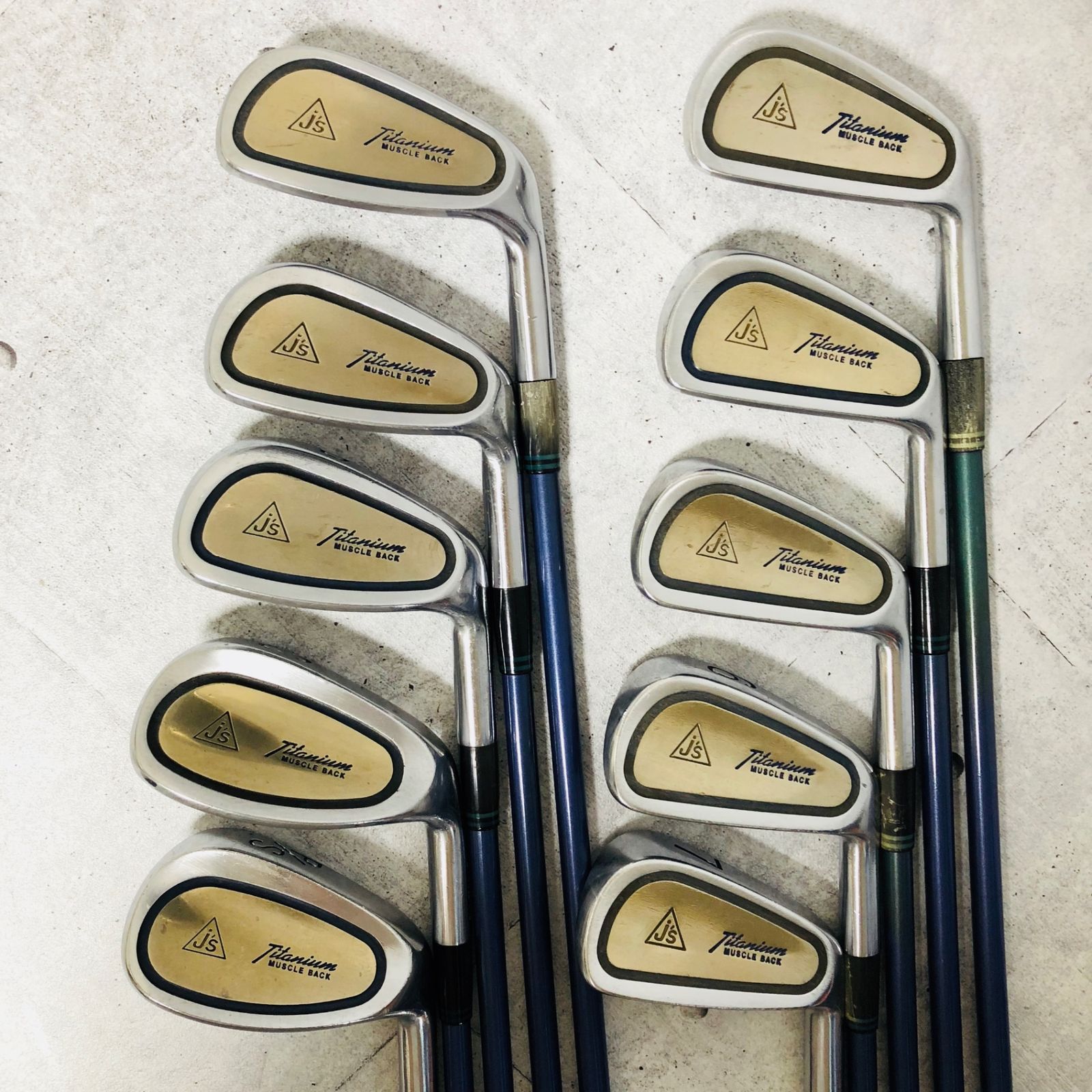 BRIDGESTONE j's ブリヂストン チタンマッスル ジャンボ尾崎 アイアン