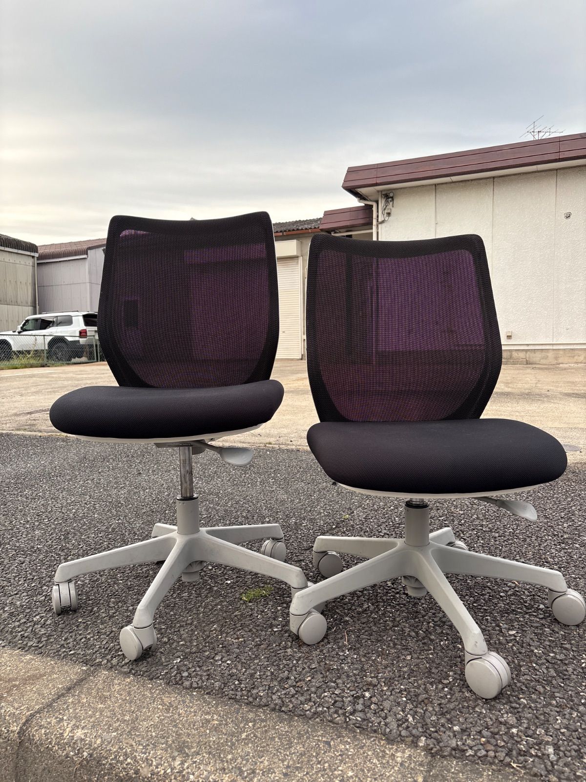 ジロフレックス giroflex 33 ローバック肘付き/革張り ダークブラウン