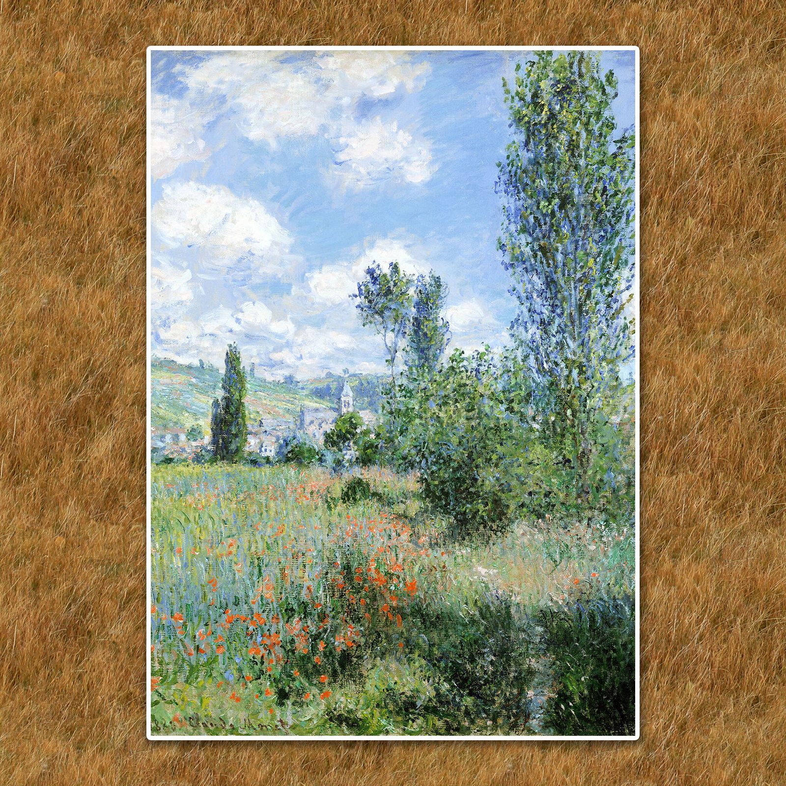 モネ『ヴェトゥイユの眺め〈02〉』複製画【額入り】 - メルカリ