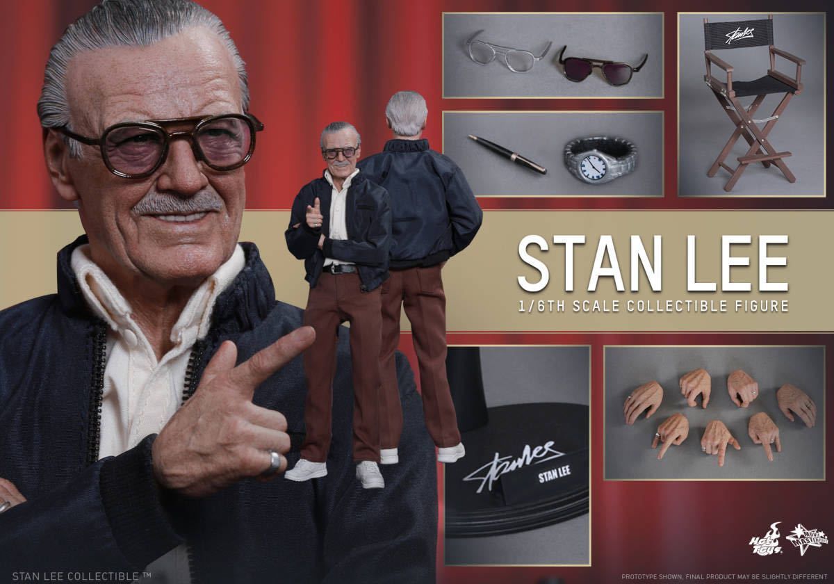 ホットトイズ 1/6 スタン・リー マーベル 未開封新品 MMS327 Stan Lee