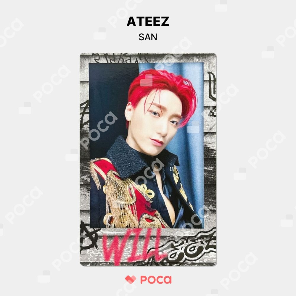 ATEEZ ユノ サイン入りポラロイド写真 Ateez ユノ 直筆 サイン