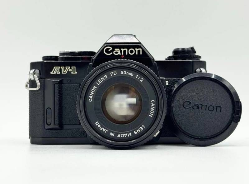 完動品】CANON AV-1 + FD 50mm F2 一眼レフカメラ 完動品】