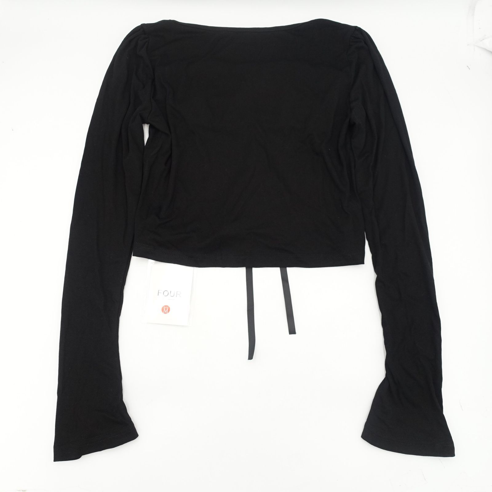 andmary Mew frill tops black