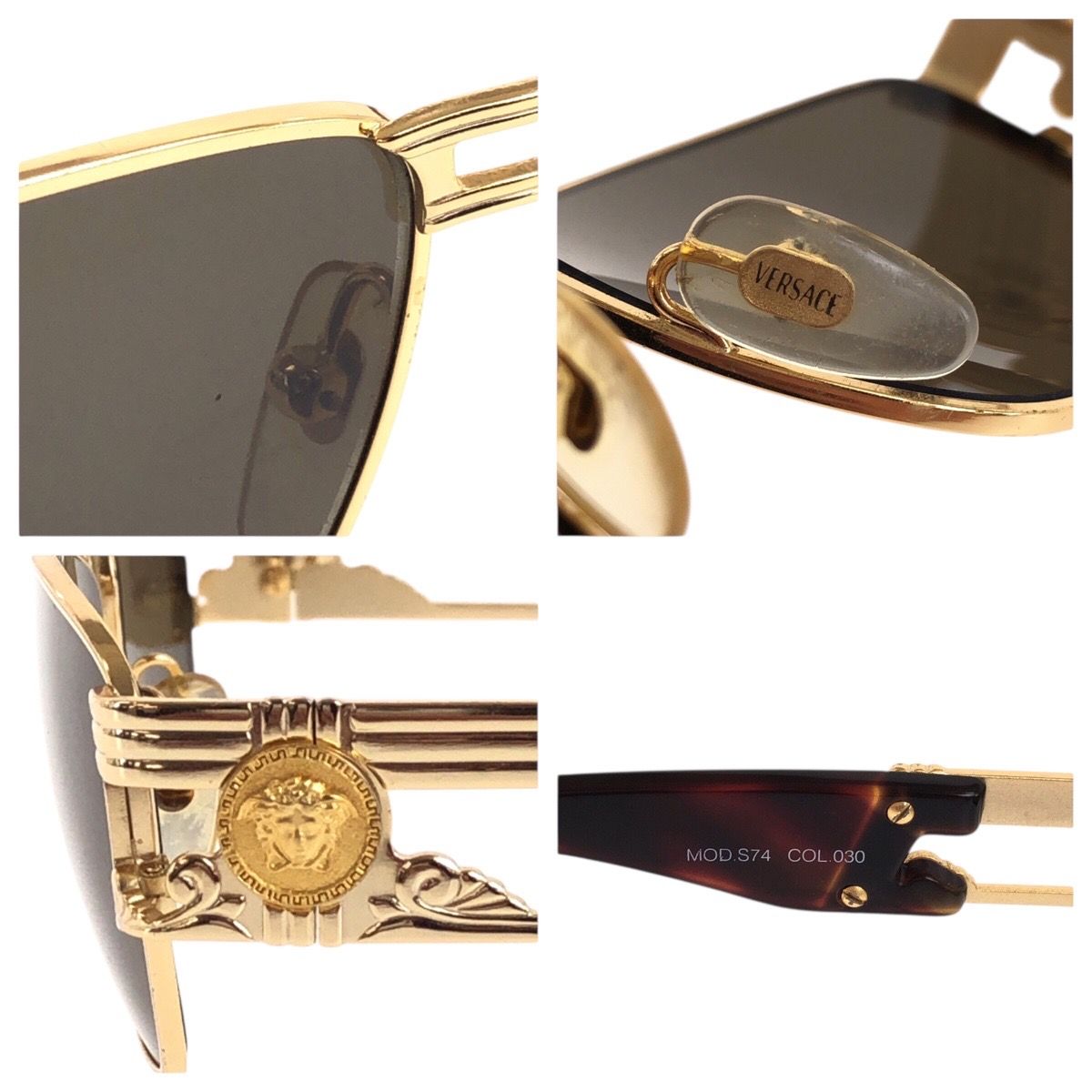 美品 Gianni Versace ジャンニ ヴェルサーチ ヴィンテージ ゴールド