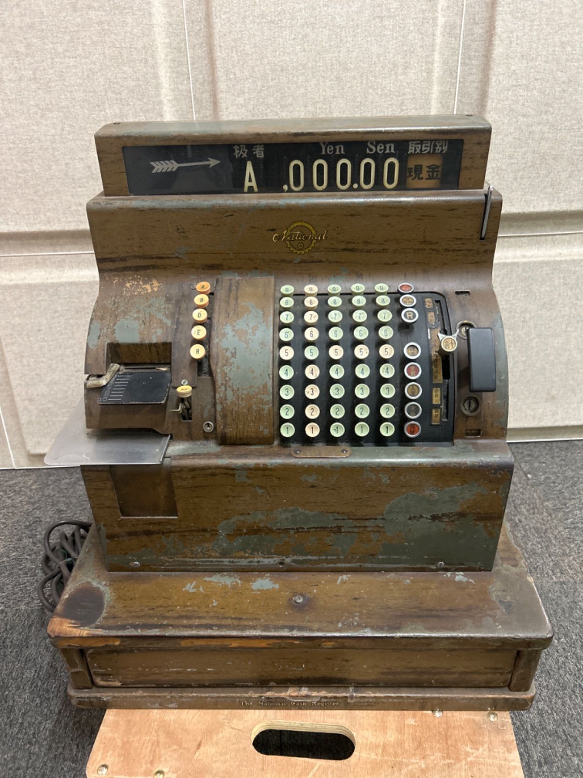 ♪ 【本色屋様限定】レジスター レトロ アンティーク 金銭登録機 金庫