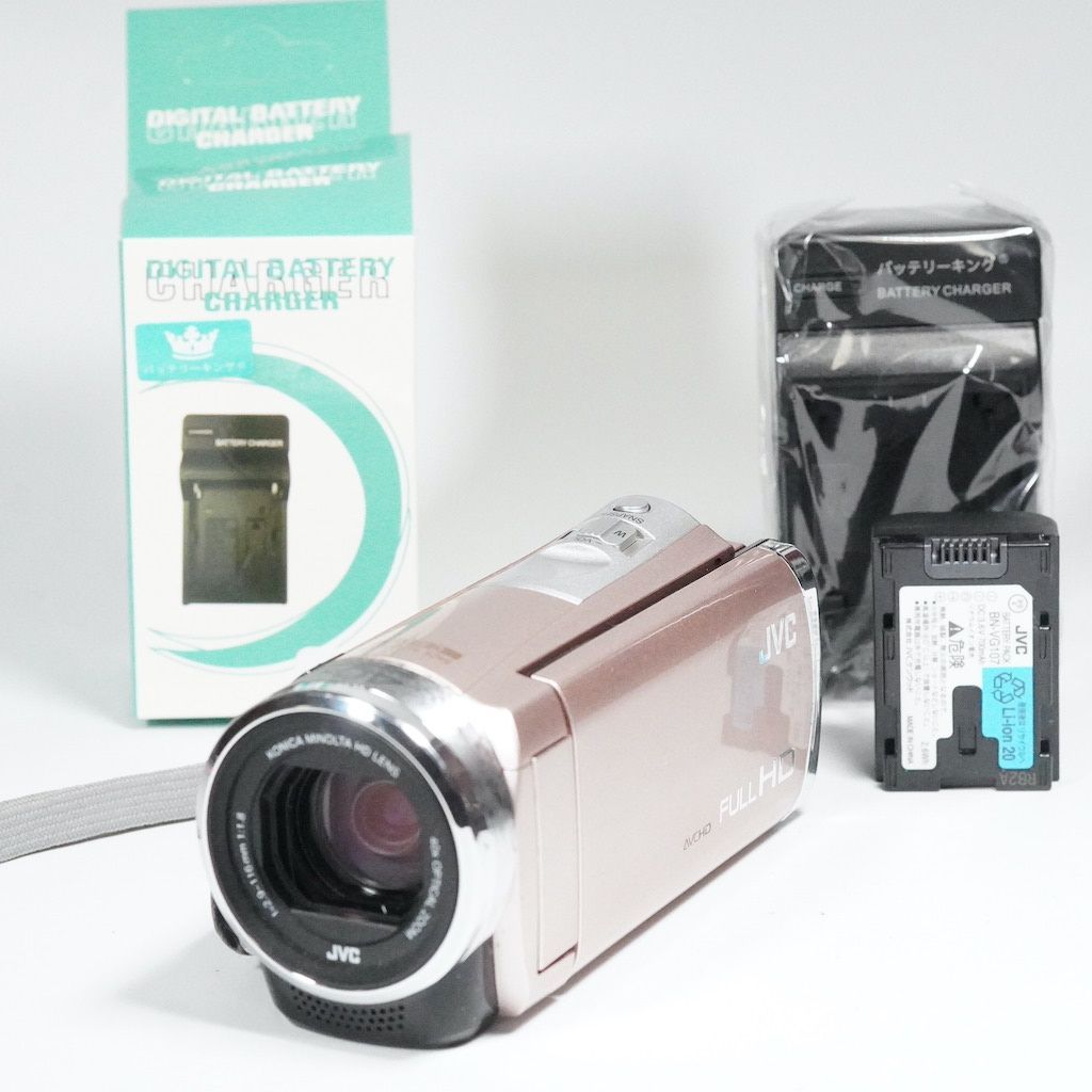 JVC Victor Everio GZ-E600-N ピンク 動作OK 1週間保証 /1222 - メルカリ