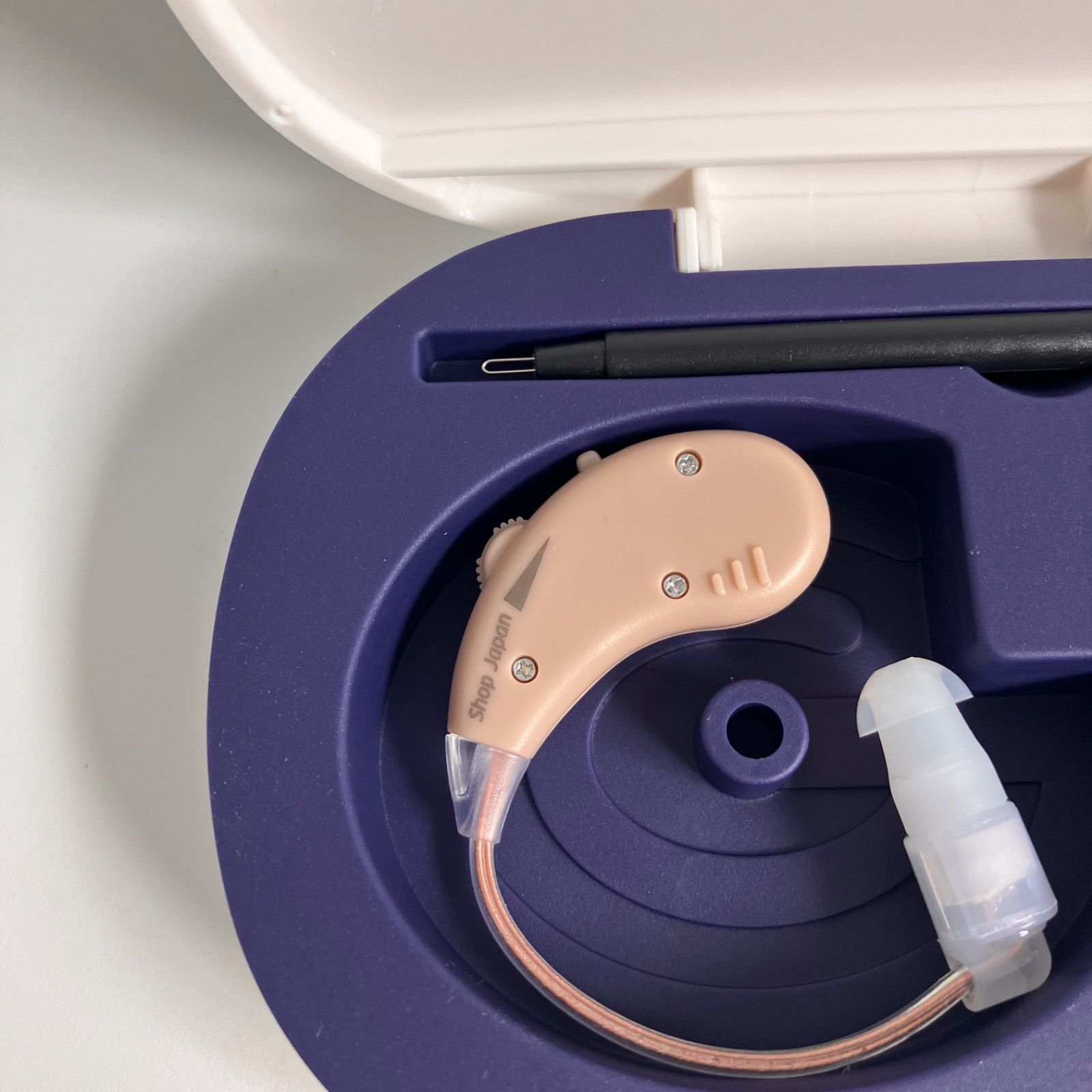 ☆新品未使用☆SHOP JAPAN 楽ちんヒアリングM ベージュ 集音器 - メルカリ