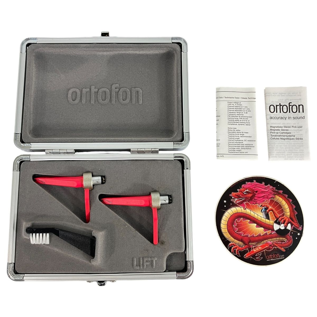 ortofon オルトフォン scratchカートリッジ 3本セット ケース付き