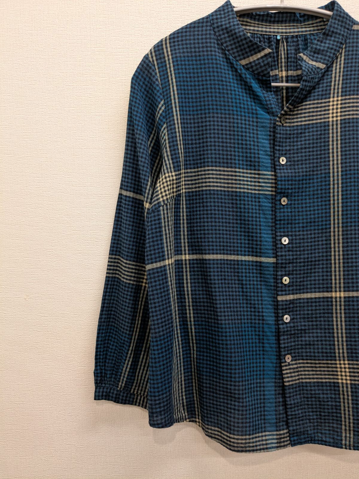 2025SS パラスパレス PAL'LAS PALACE インディゴ ローン チェック