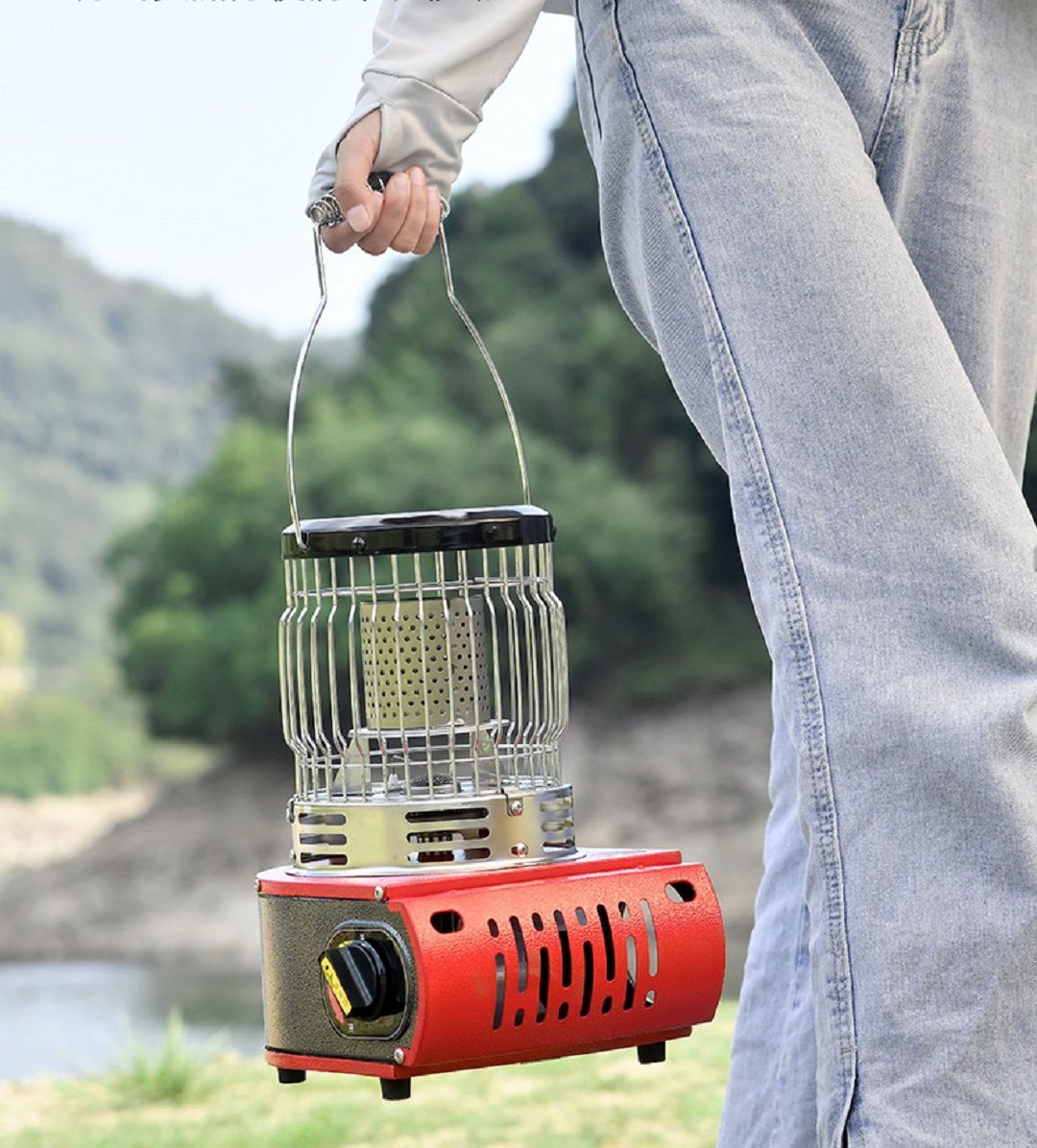 カセットガスストーブ ガスヒーター キャンプ デカ暖 1台3役 電源不要