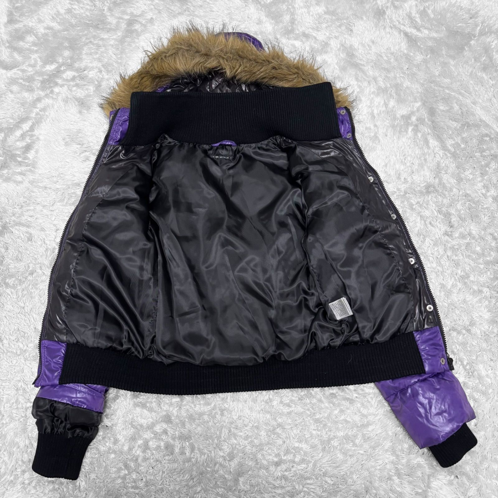 y2k 00s 90s ファーダウンジャケット 平成ギャル ギャル男 ダウン