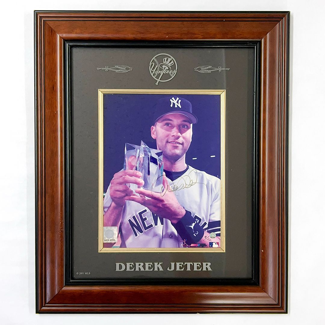NYヤンキース 世界限定22 デレク・ジーター MVP受賞記念 直筆サイン
