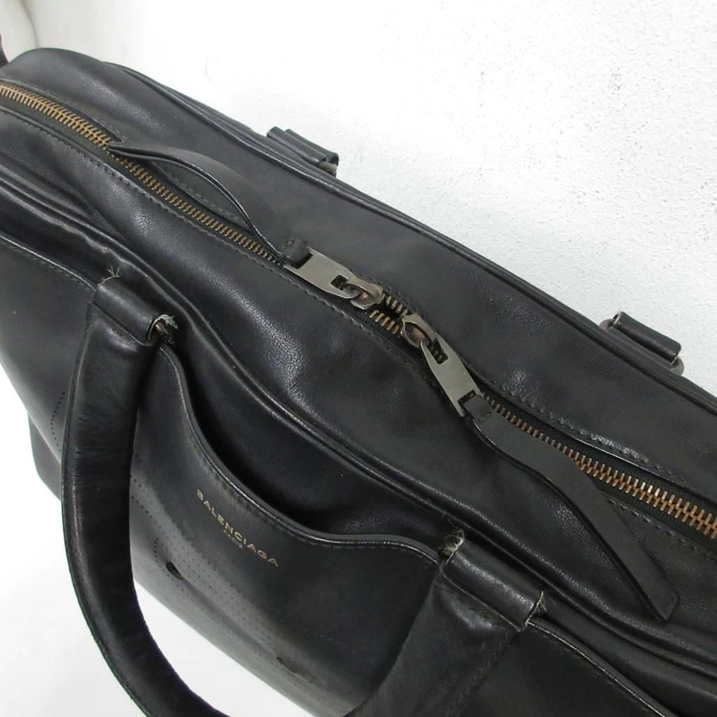 BALENCIAGA バレンシアガ ブラックアウト シティ ブリーフケース