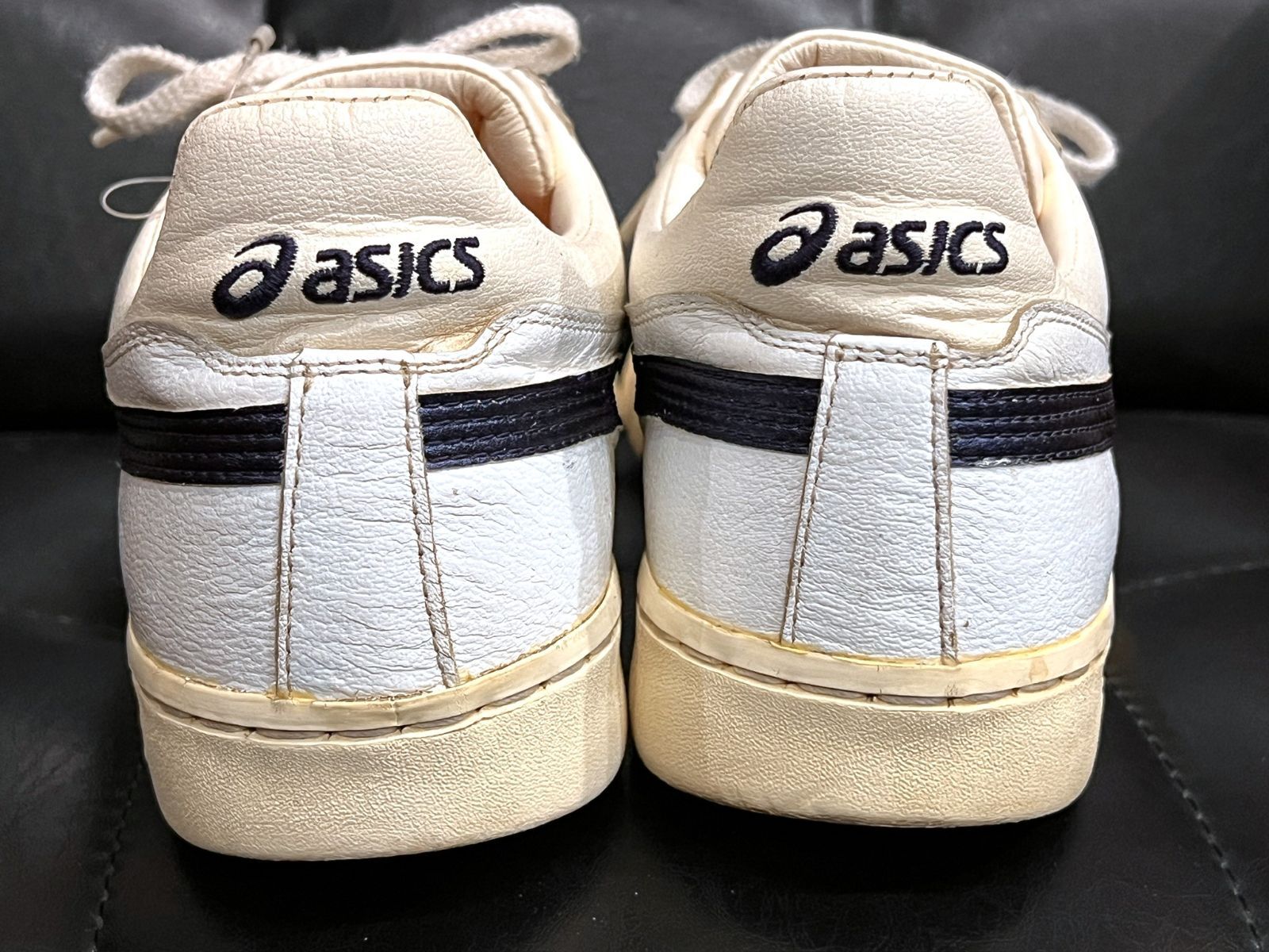 アシックス 日本製 ファブレポイントゲッターS 白紺 27cm TBF711 asics